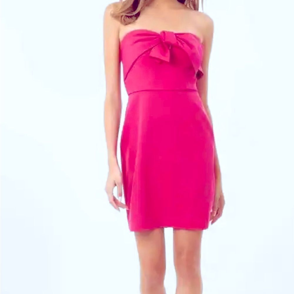 Sam Edelman Strapless Hot Pink Mini Dress Size XL  NWT
